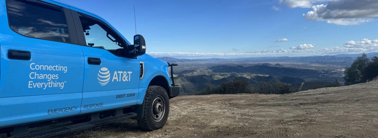 NDR Truck parked on a hillside