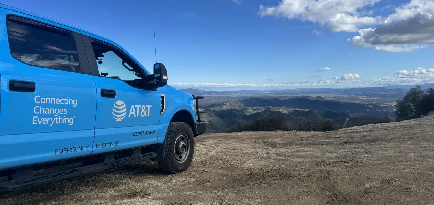 NDR Truck parked on a hillside