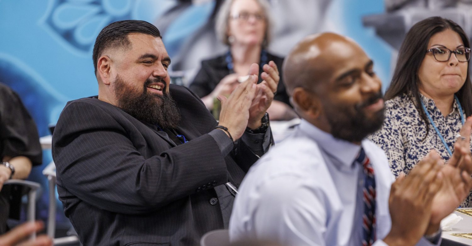 AT&T call center employees at work in San Antonio Texas.