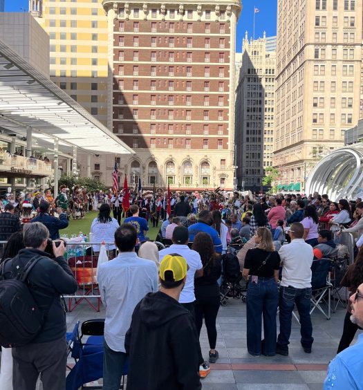 Crowd at Powwow