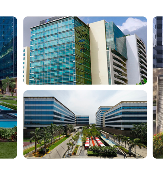 Collage of IDC office buildings