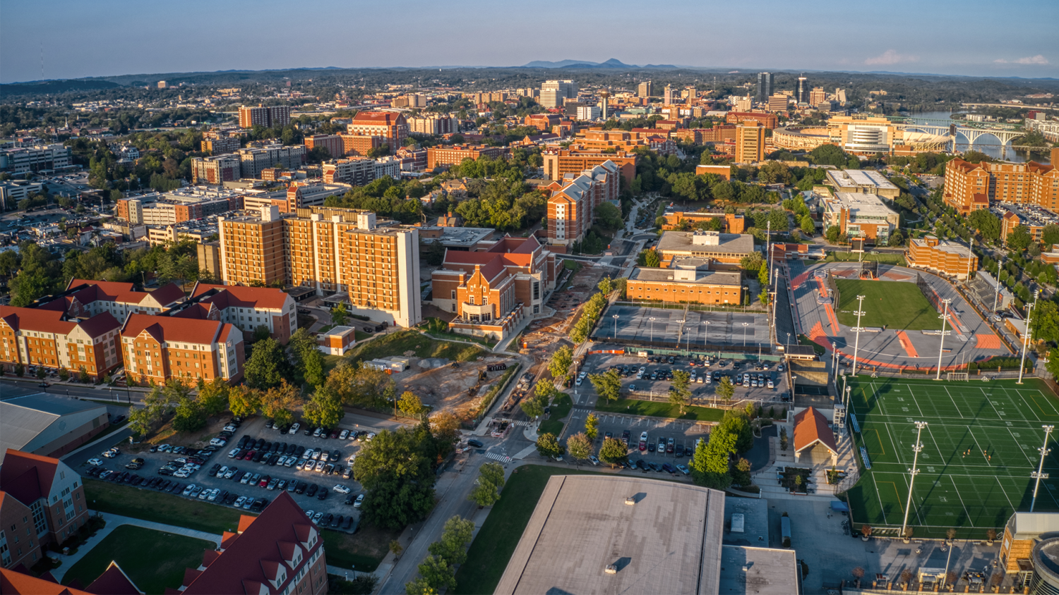 Aerial view of Dallas