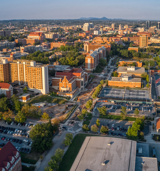 Aerial view of Dallas