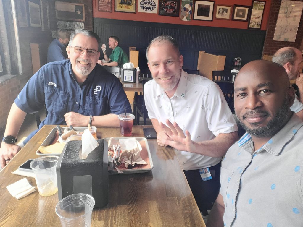 Ceddric with Jody and Russell