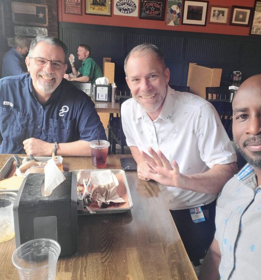 Ceddric with Jody and Russell