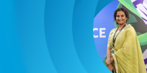 Meghna in traditional dress